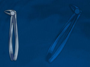 Dental Forceps Title Content PowerPoint Template