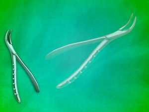 Dental Forceps Title Content PowerPoint Template