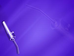 Dental Air and Water Syringe Title Content PowerPoint Template