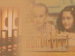 Test Tube Title Content PowerPoint Template