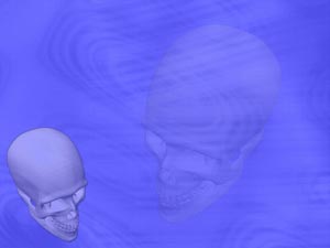 Cranium (Skull) Title Content PowerPoint Template