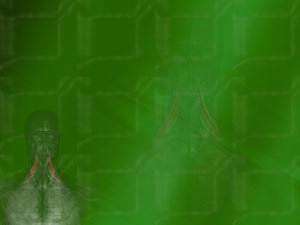 Scalene Muscle Title Content PowerPoint Template